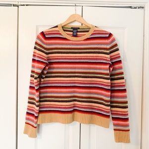Vintage Colorful Wool Sweater, Gap